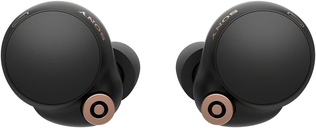 Sony WF-1000XM4 Truly Wireless Noise Cancelling Headphone - Optimised for Alexa and Google Assistant - with Built-in mic for Calls - Bluetooth Connection - Black/Copper