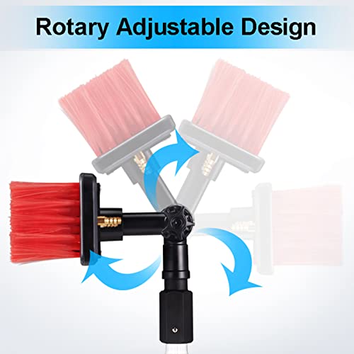 Water Fed Pole Brush, Outdoor Window Washing Kit, Solar Panel Cleaner Brush, Washing Equipment for Solar Panel