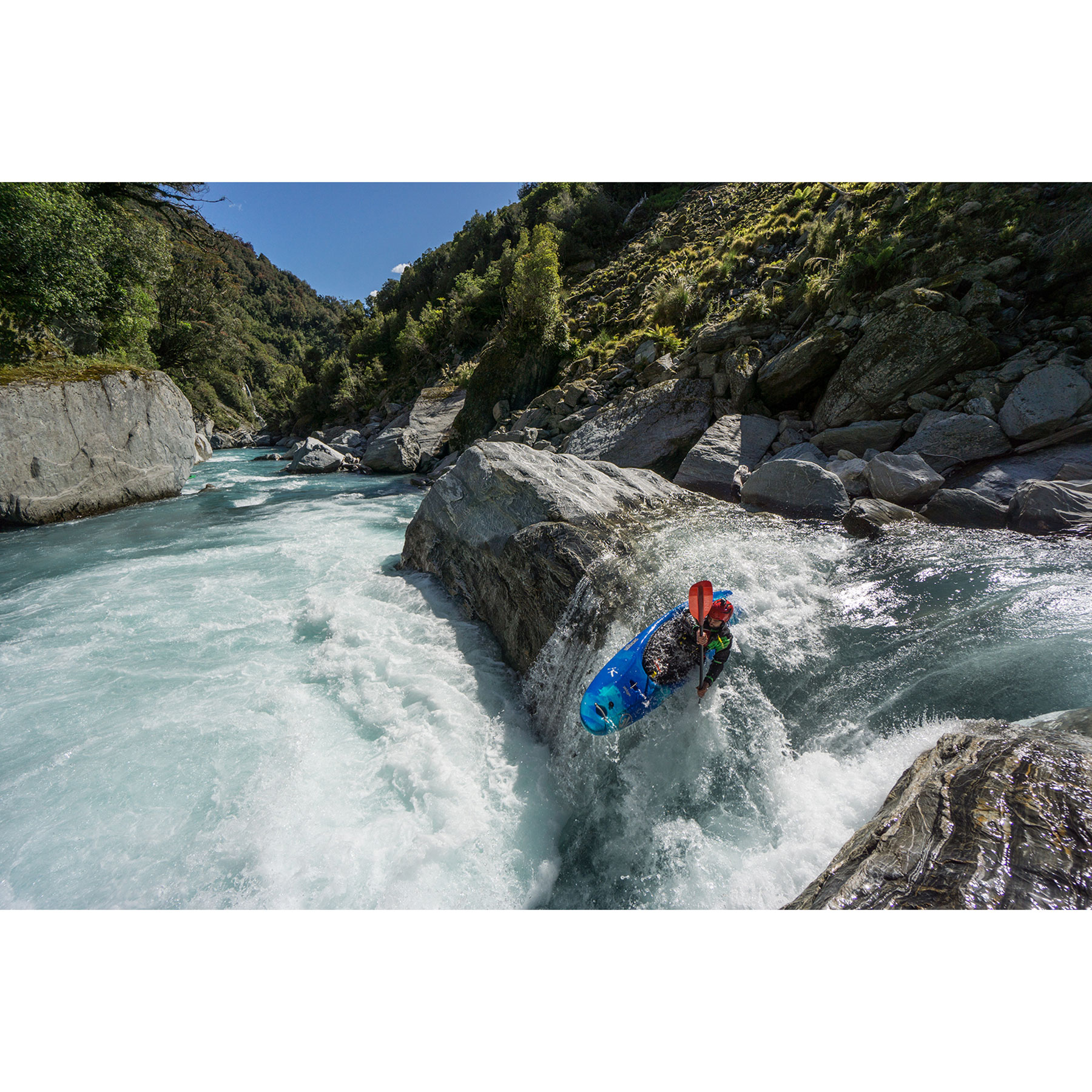 Werner Powerhouse Fiberglass Straight Shaft Whitewater Kayak Paddle