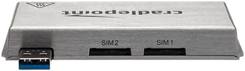 Cradlepoint Mobile Package for Verizon & AT&T First Net LTE Advanced Pro (1200 Mbps) Modem. Includes IBR1700 & COR Dock Doors, no Antennas