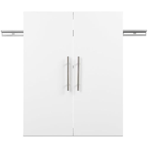 Prepac HangUps Upper Storage Cabinet - Elegant and Spacious Wall Cabinets to Maximize Your Storage, 36" Size, Classic White Finish