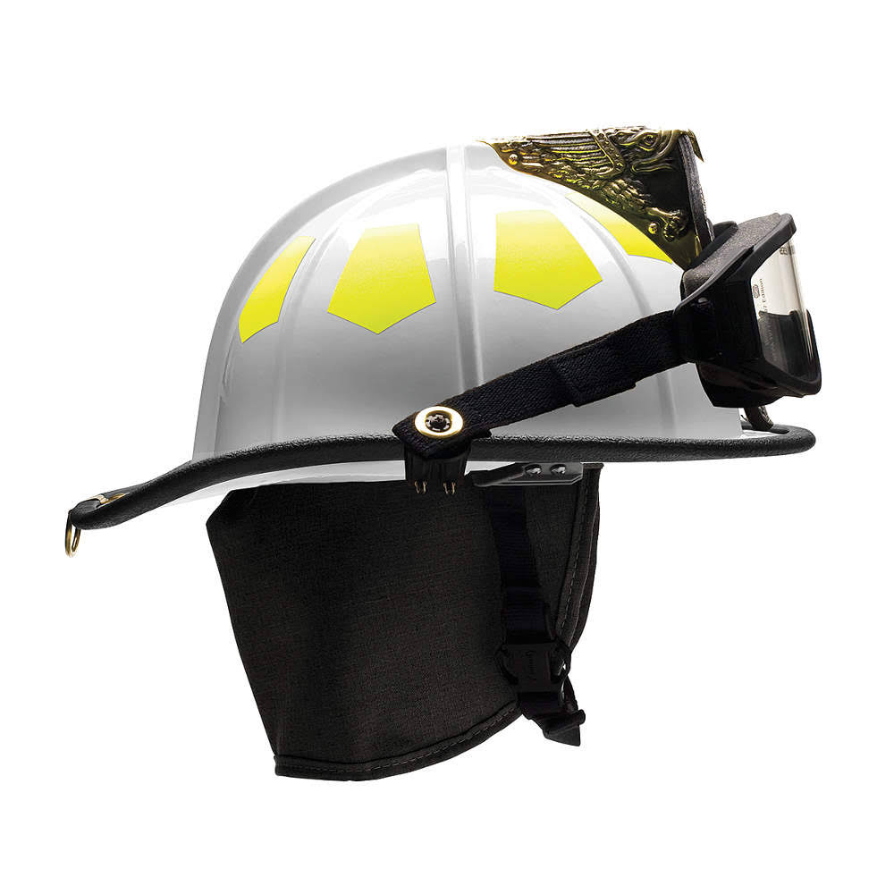 Bullard US6WHGIZ2 - Fire Helmet White Fiberglass