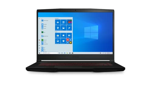 MSI 2023 GF63 Thin 15.6" 144Hz FHD IPS Gaming Laptop 10-Core Intel i7-12650H NVIDIA RTX4050 6GB GDDR6 32GB DDR4 1TB NVMe SSD HDMI WiFi AX RJ45 USB-C w/DP Backlit Keyboard Windows 10 Pro w/RE USB