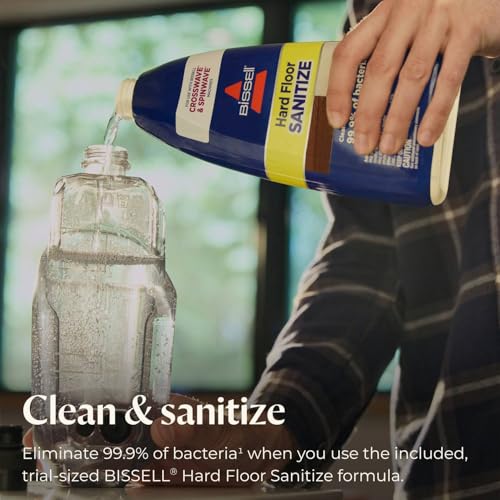 BISSELL® CrossWave® HydroSteam™ Deluxe Wet Dry Vac, Multi-Purpose Vacuum, Wash, and Steam, Formula Included, Green, 3515G
