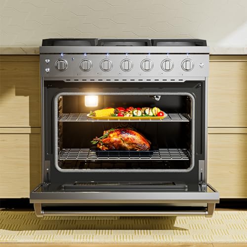 Empava 30" Slide-In Freestanding Gas Range with 5 Sealed Burners