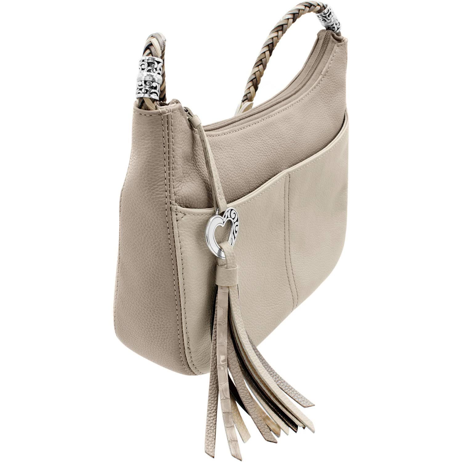 Brighton Baby Barbados Cross Body Hobo Stone