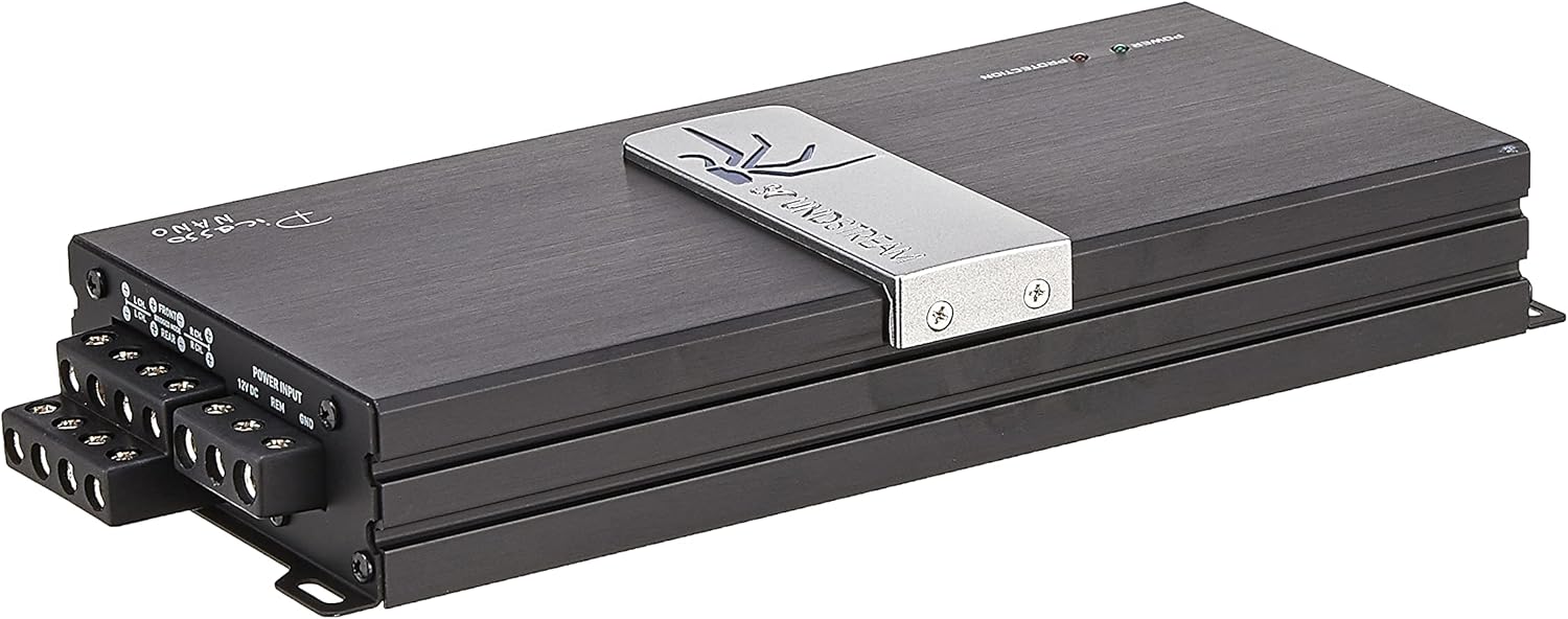 Soundstream PN4.1000D 1000W 4-Channel Picasso Nano Series Class D Amplifier, Gray