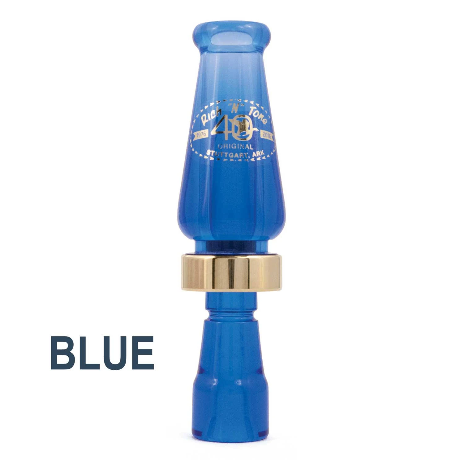 Rich-N-Tone 40th Anniversary Original Duck Call-Electric Blue