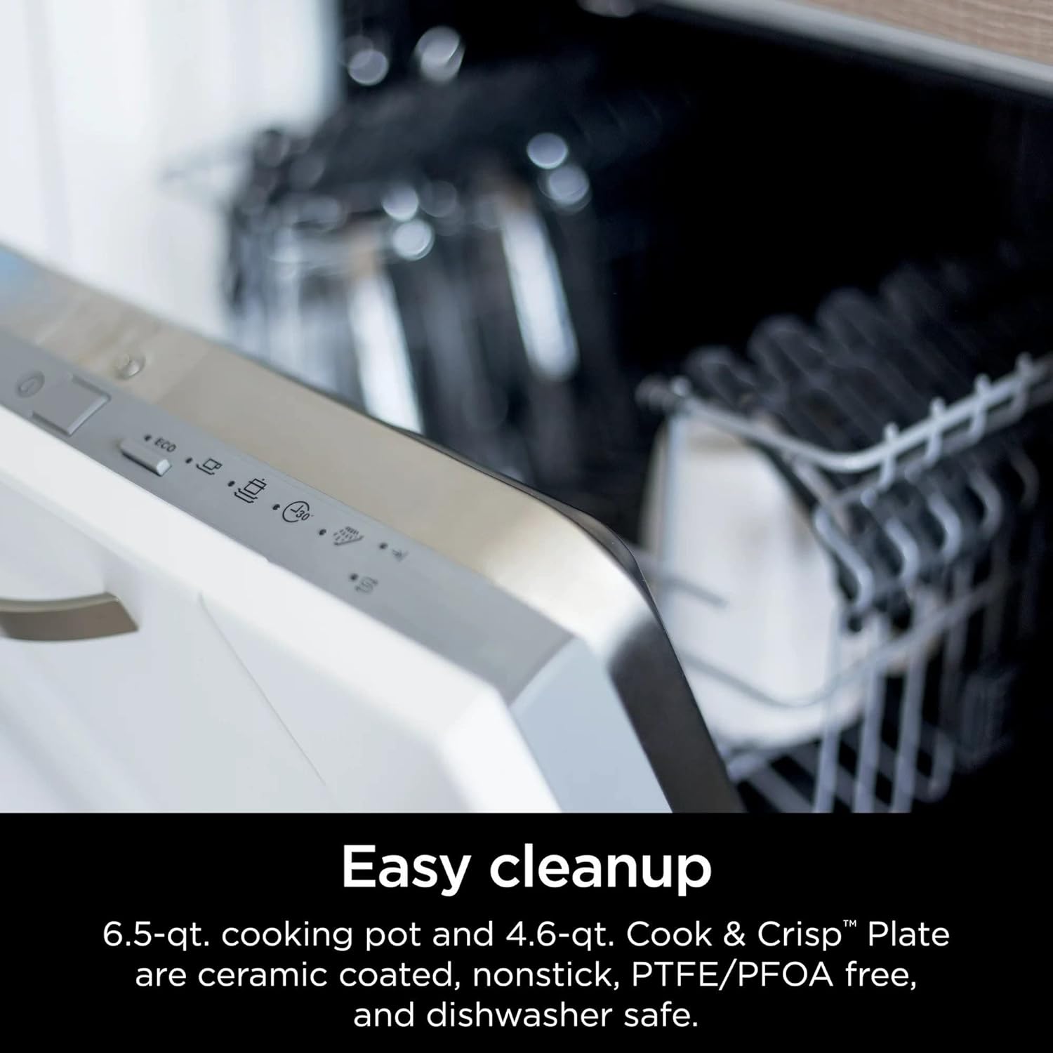 Ninja OL500 Foodi 6.5-qt. Pressure Cooker Steam Fryer with SmartLid, 13-in-1 that Air Fries, Bakes & More, with 2-Layer Capacity, Crisp Basket, Silver/Black (Renewed)