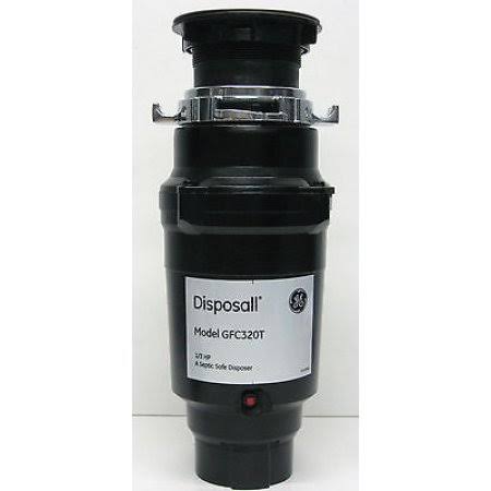 General Electric GFC320V 1/3 Horsepower Continuous Feed Disposall Large Capacity Food Waste Disposer, Black