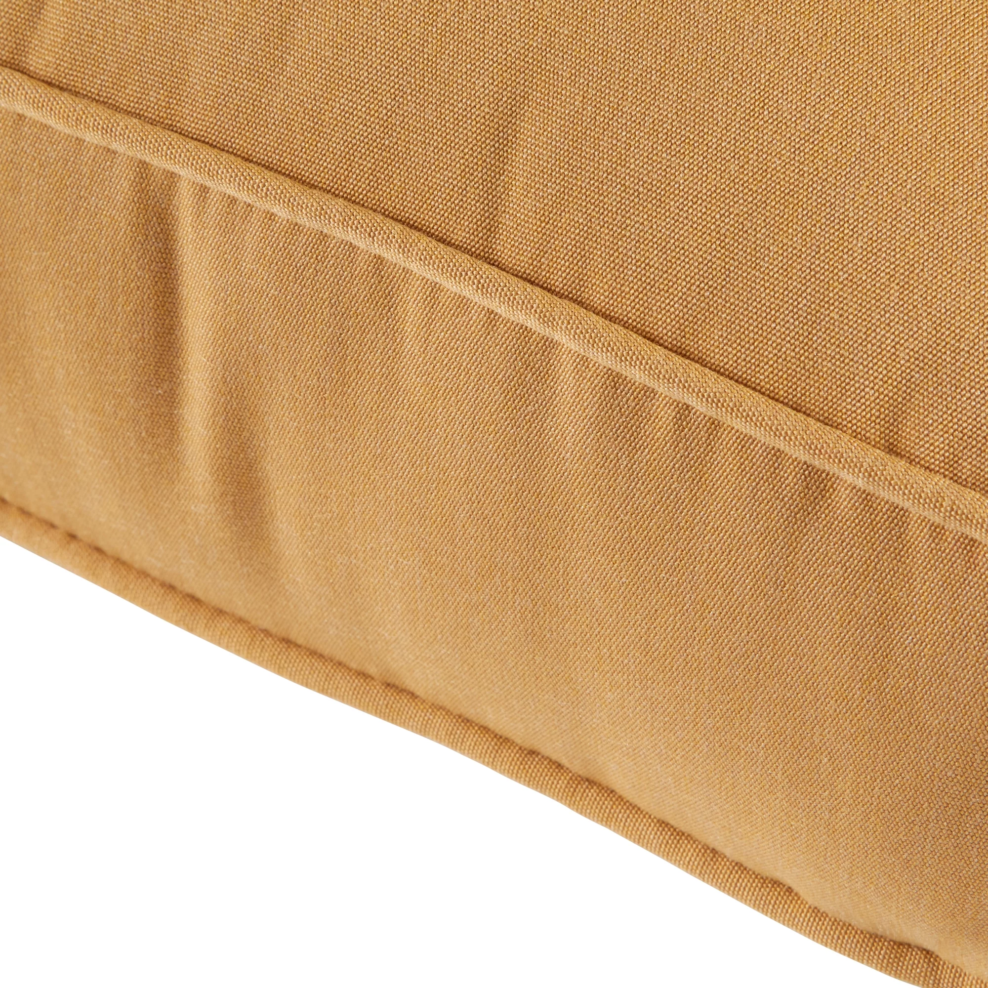 Wheat Outdoor Sunbrella Fabric 2-Piece Deep Seat Cushion Set by Greendale Home Fashions