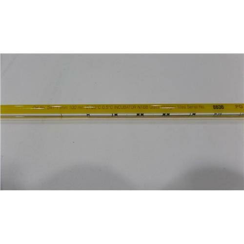 Thermco - ACC635SC - Thermometer, Mercury, Oven, 0/200 C x 1.0 C, 305mm Immersion, Safety Coated