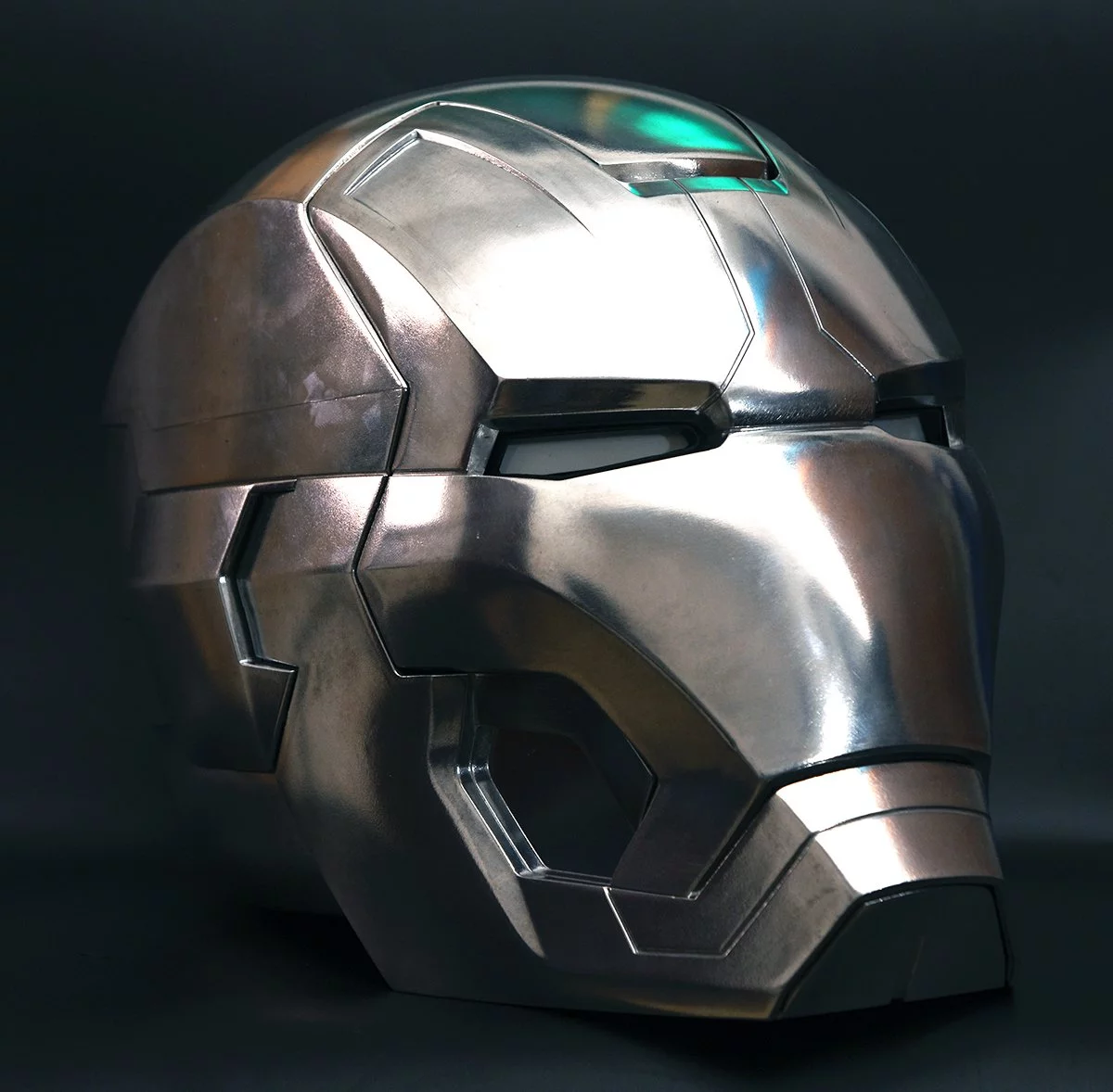 Iron Man Helmet Metal Electronic MK42 Wearable Helmet 1:1 Open/Close Iron Man Mask with Eyes LED Light Up