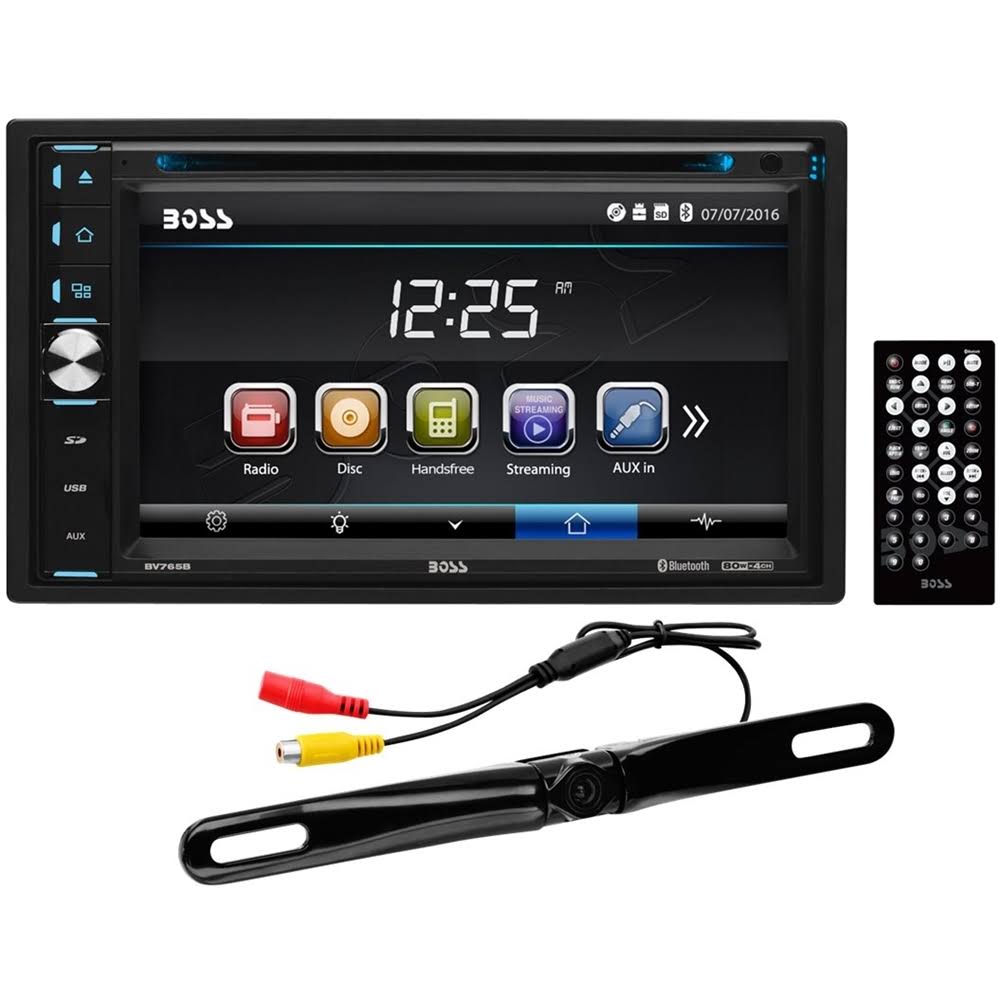BOSS BV765BLC In-dash DVD Receiver - Display