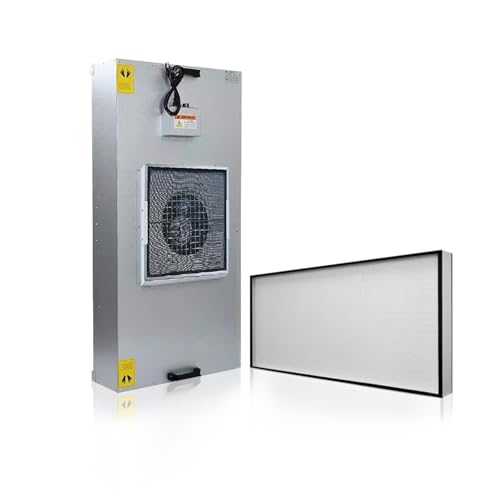 HEPA H14-Filter Laminar Flow Hood Updated FanFilter Unit（Include HEPA Filter）100/ISO Class 5 Cleanroom/Laboratory/Cleanroom/Mushroom Room, Laminar Air Flow Hood(46.2"x22.6"110V)