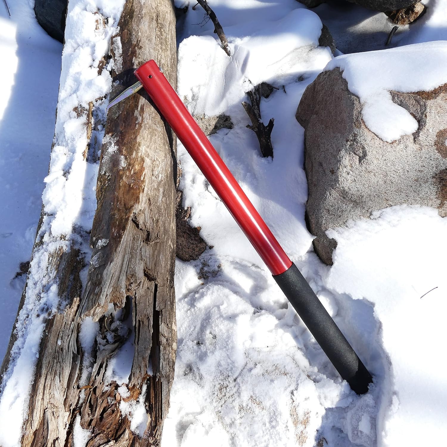 Felled Hookaroon Tool - 30in Log Roller Lifter with Aluminum Handle for Moving Firewood or Pulling Slabs Off The Sawmill Pack of 2