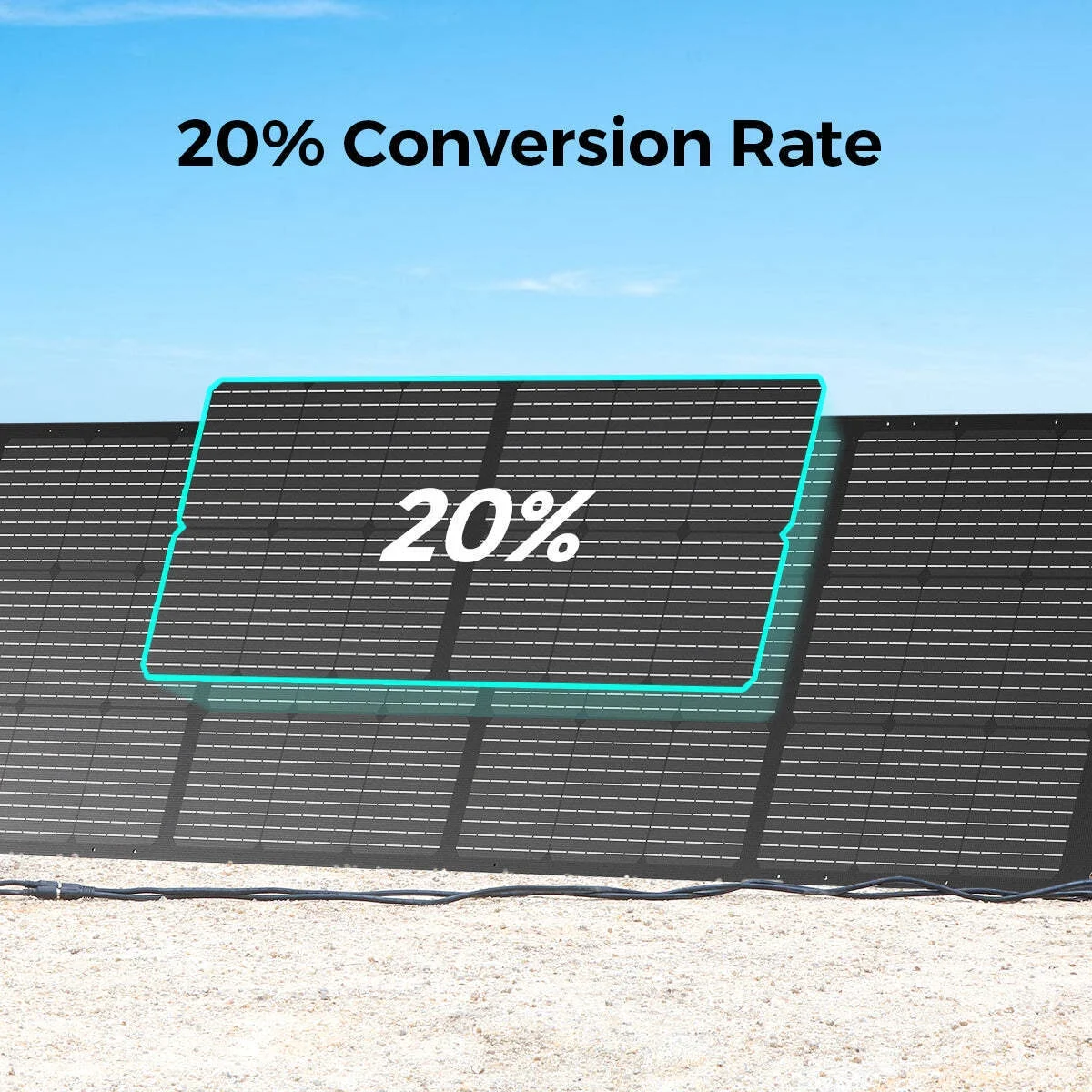 OUPES 2400W Solar Generator with 4*240W Panels Included, 2232Wh Portable Power Station with 5x 2400W AC Outlets for Outdoors Camping RV High-Power Appliances Emergency