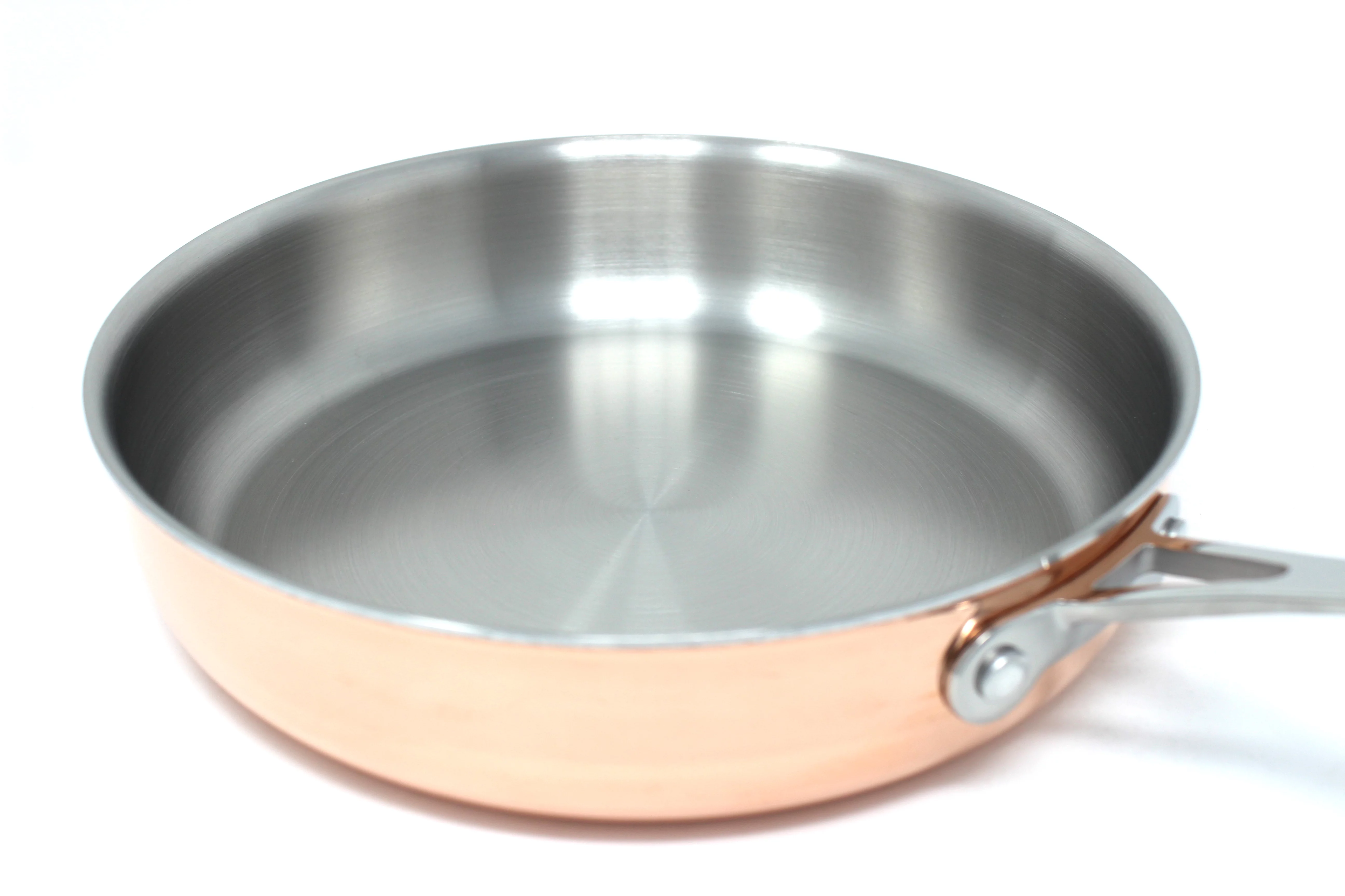 CONCORD 8 Piece Triply Natural Copper Premium Cookware Set