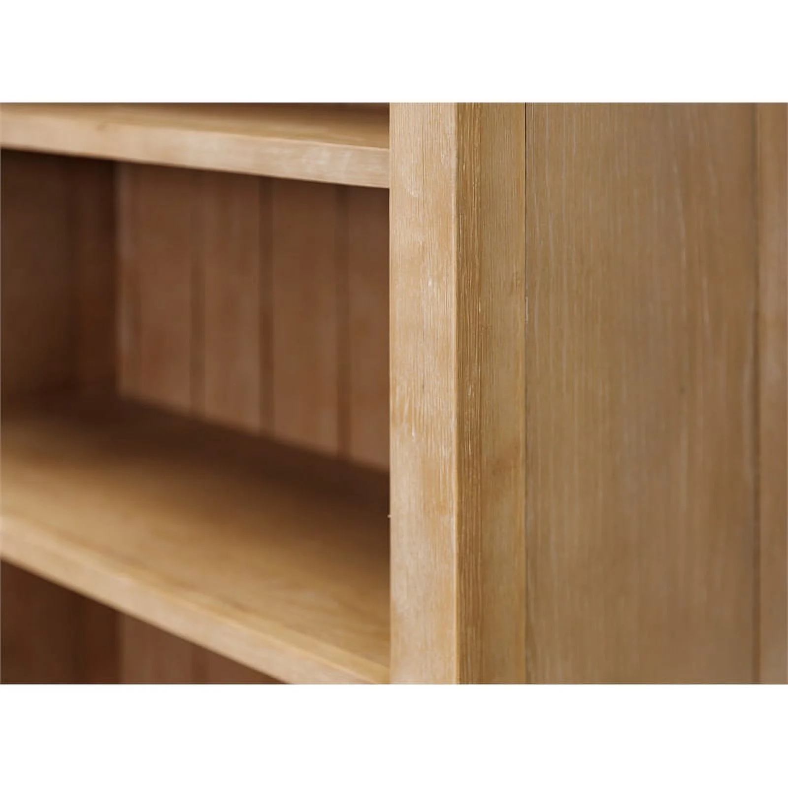 Modern Wood Open Bookcase Wall Office Cabinet Storage Bookcase Light Brown