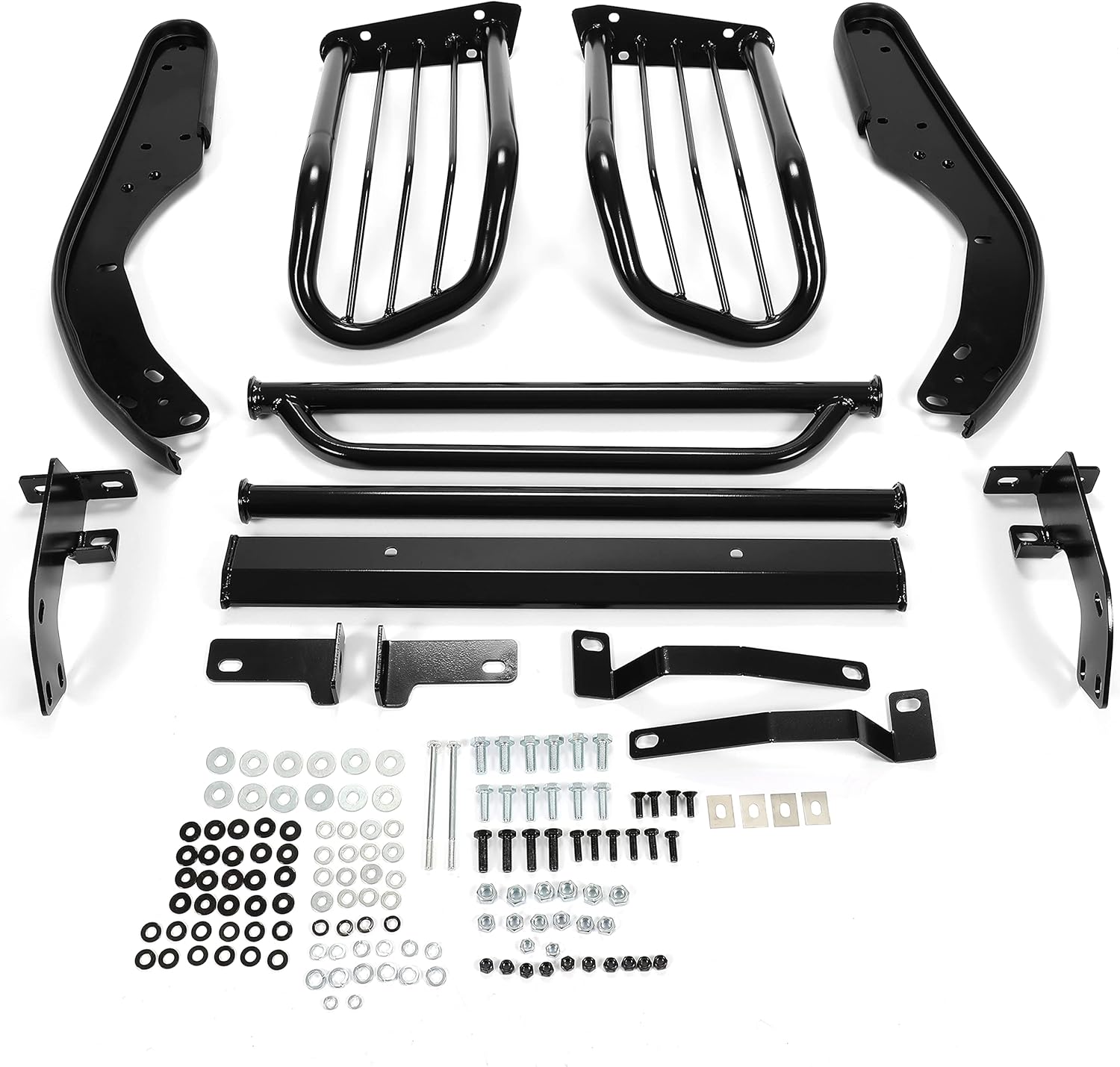 Kojem Grill Guard Compatible with 1999-2002 Toyota 4Runner Steel Front Black Brush Guard Grille Protection Powder Coated