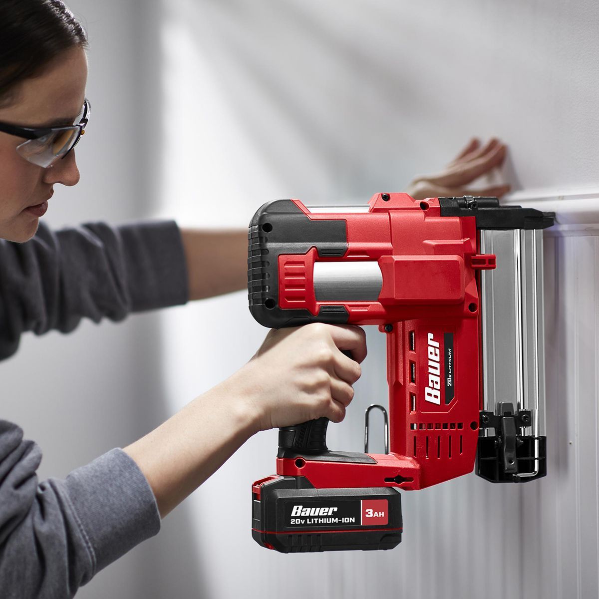 BAUER 20V Cordless, 18 Gauge Brad Nailer - Tool Only