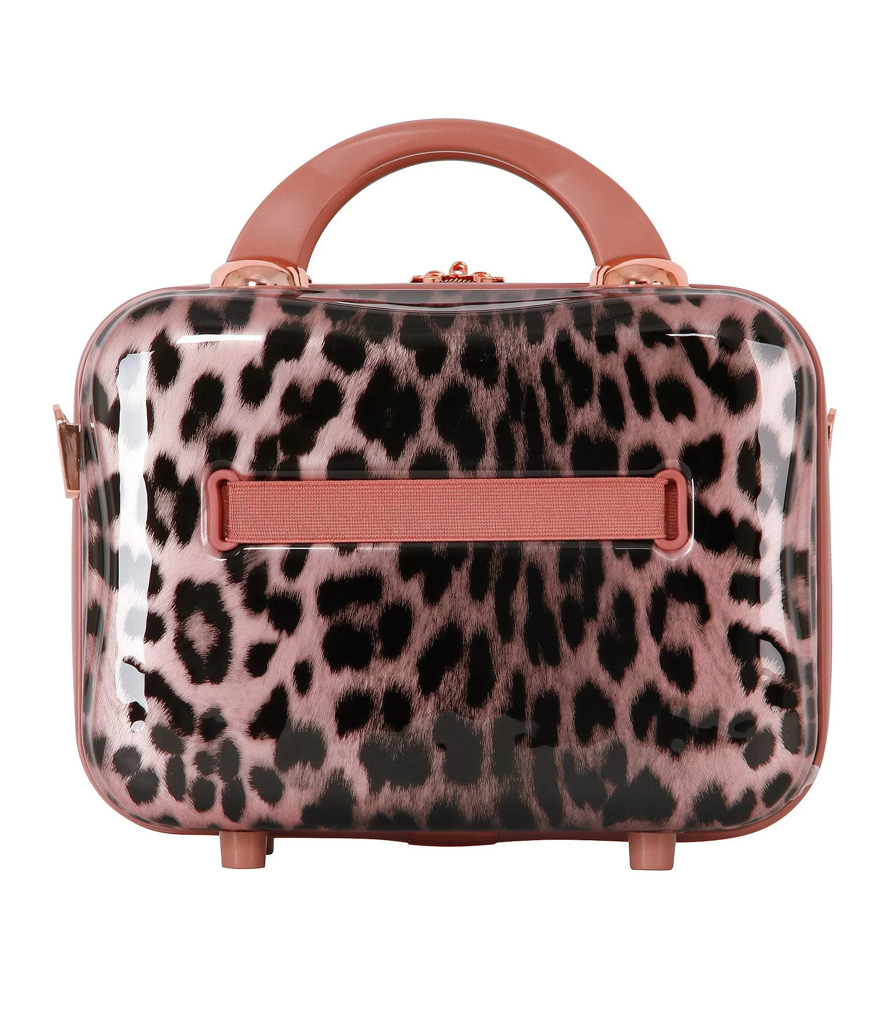 Triforce Cape Town Cheetah Print Beauty Case - Rose Gold Cheetah Print