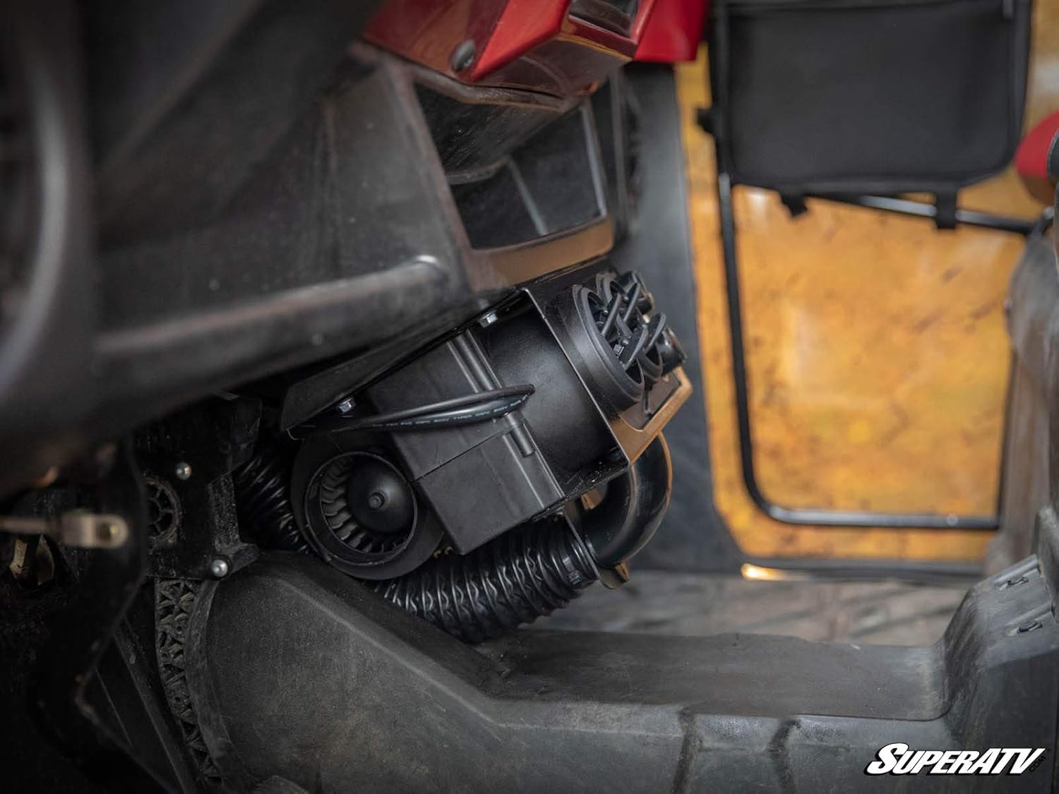 SuperATV Cab Heater for 2018+ Polaris Ranger XP 1000 / 2019+ Polar Ranger XP 1000 Crew - Adjustable Temperature & Fan Speeds!