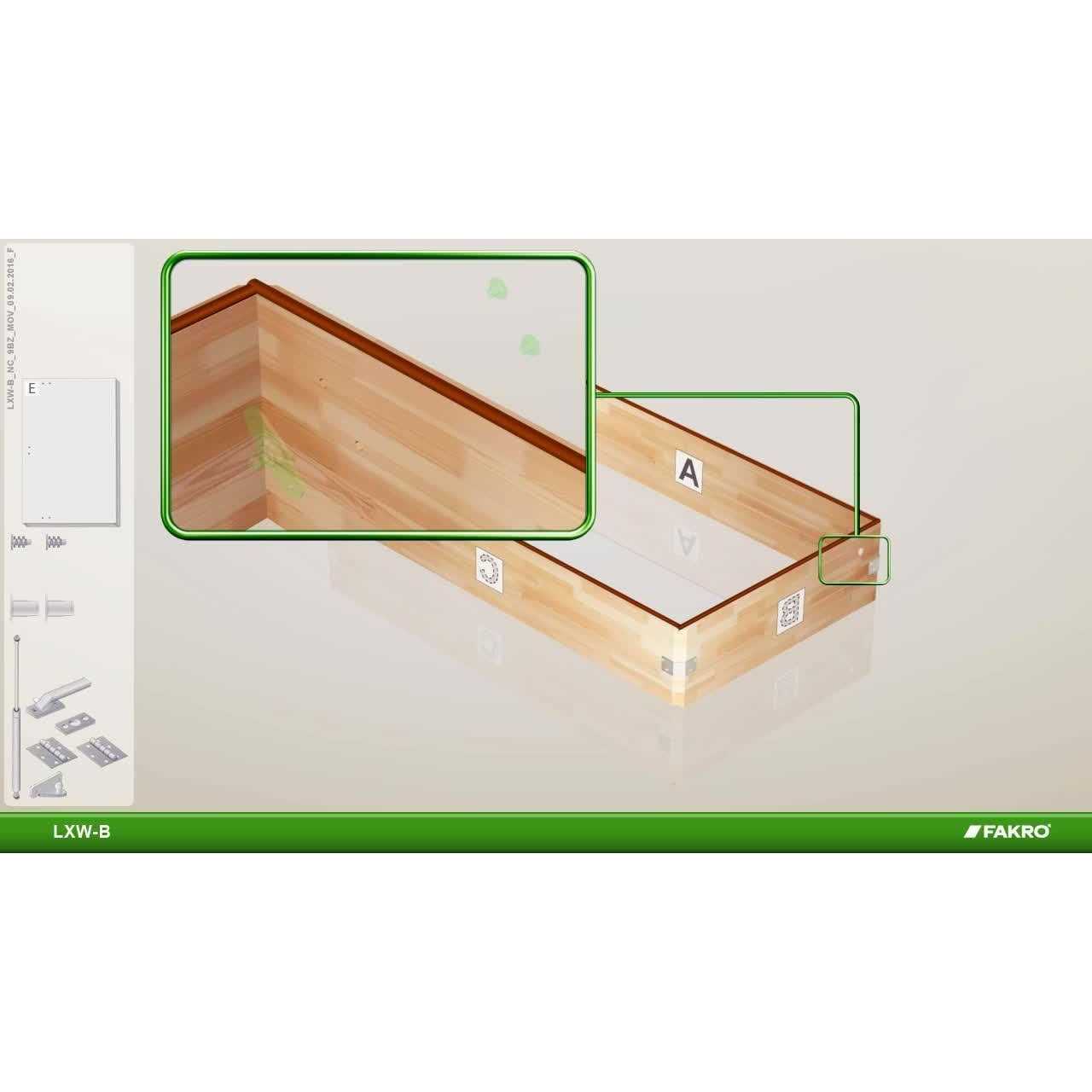 Fakro 22.5 in. x 31 in. Upper Hatch for Attic Ladder