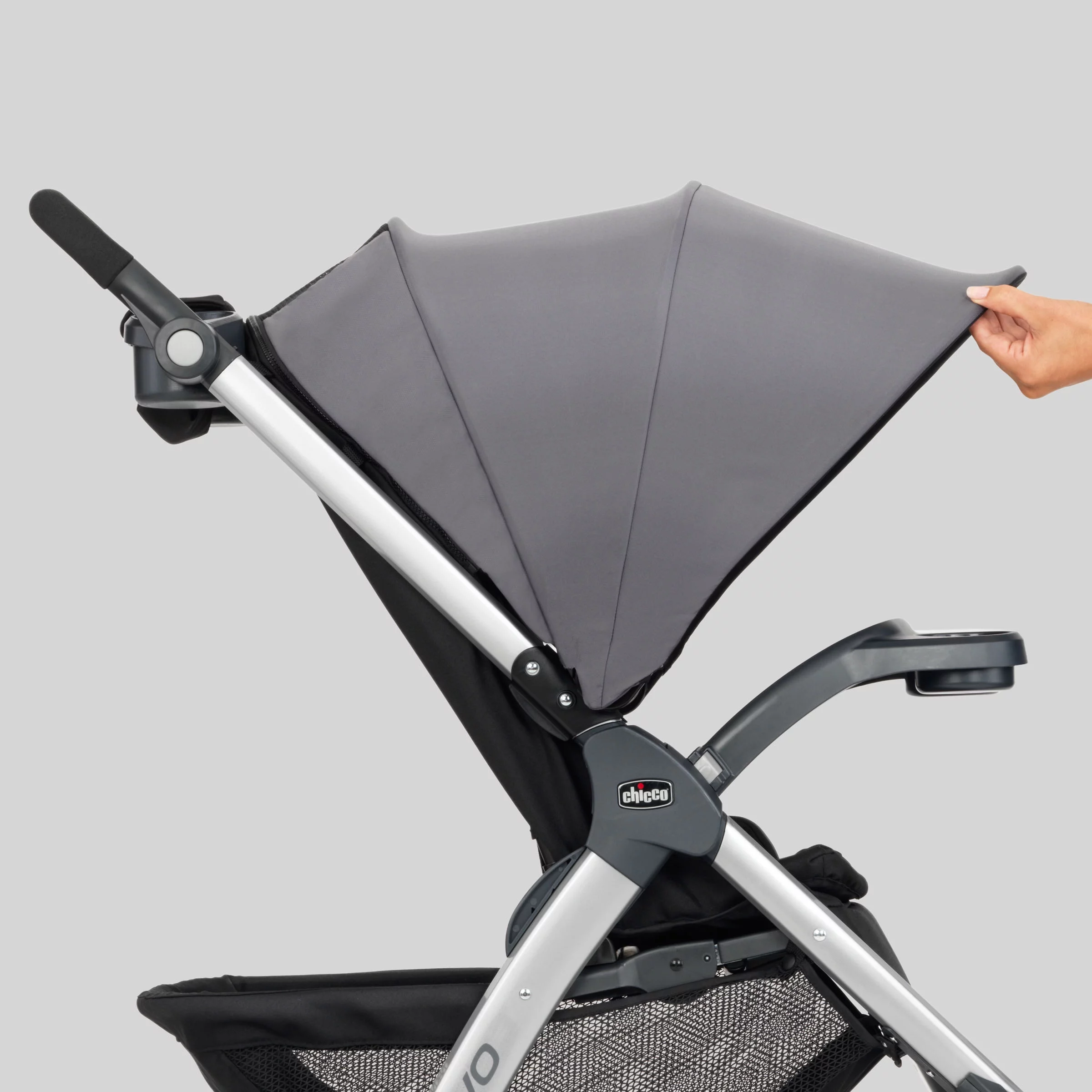 Chicco Bravo Trio Travel System Stroller with KeyFit 30 Infant Car Seat - Calla (Grey)