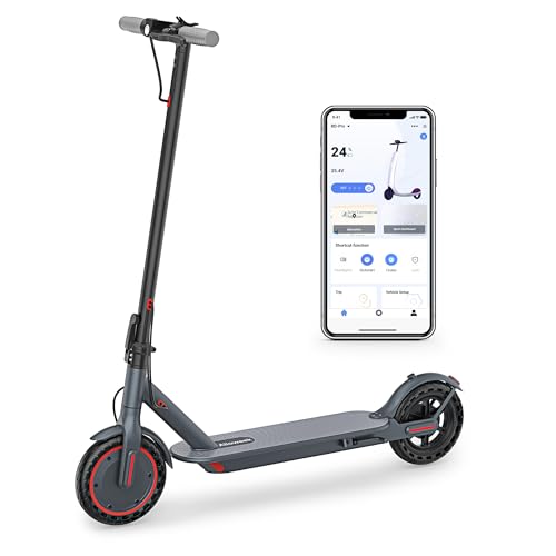 Electric Scooter, 10" /8.5" Solid Tires, 500W/350W Motor,19/22Mph, 22/28/52 Miles Long Range, Folding E-Scooter with Dual Suspension and Braking System