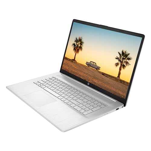 HP 2023 Newest 17 Laptop, 17.3" HD+ Touchscreen Display, AMD Ryzen 5 7530U Processor (Beats i7-1165G7), 32GB RAM, 1TB SSD, Wi-Fi 6, HDMI, Backlit KB, Webcam, Windows 11 Home, Silver, KKE Accessories