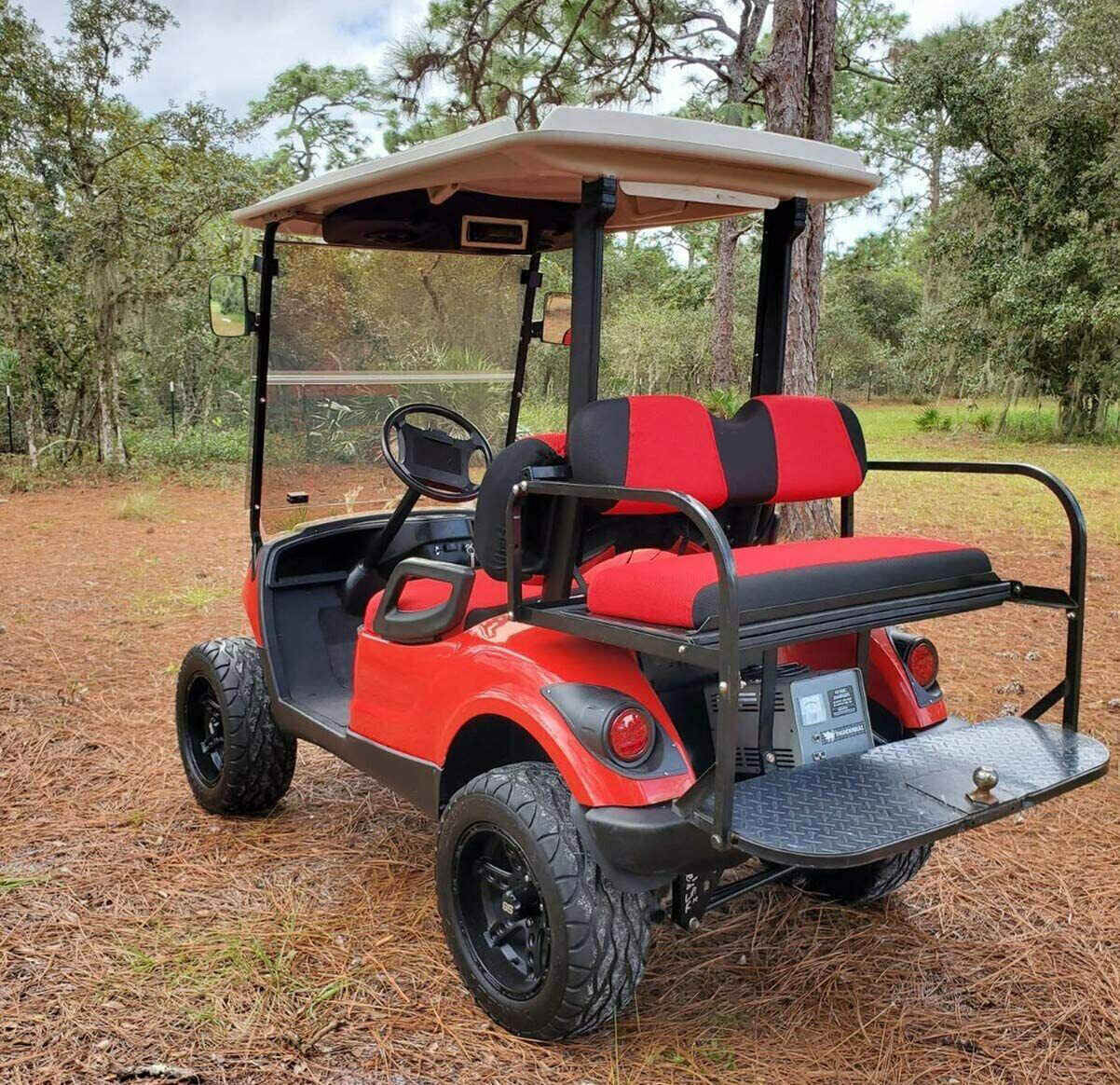 KingFurt Enhance Visibility with Adjustable LED Headlights/Tail Lights for Yamaha G29 Golf Cart - Easy Installation
