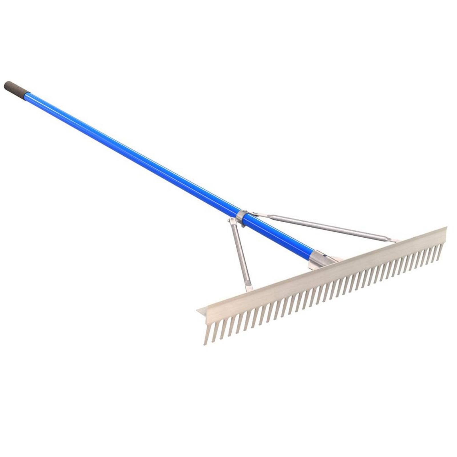 Bon 14-673 Professional 36 inch Landscape Rake - 72 inch Aluminum Handle