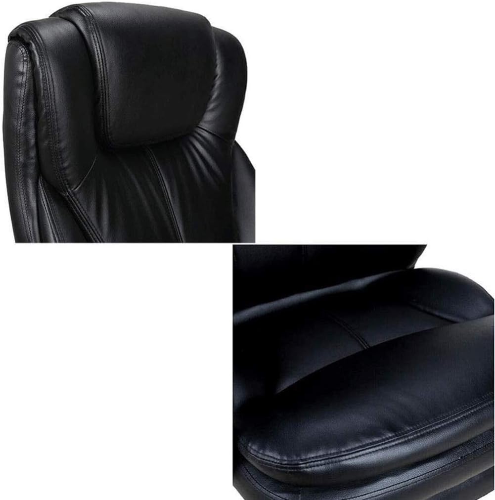 Office Chair - High Back Office Chair with Footrest and Thick Padding Reclining Computer Chair Warm as ever to pursue happiness
