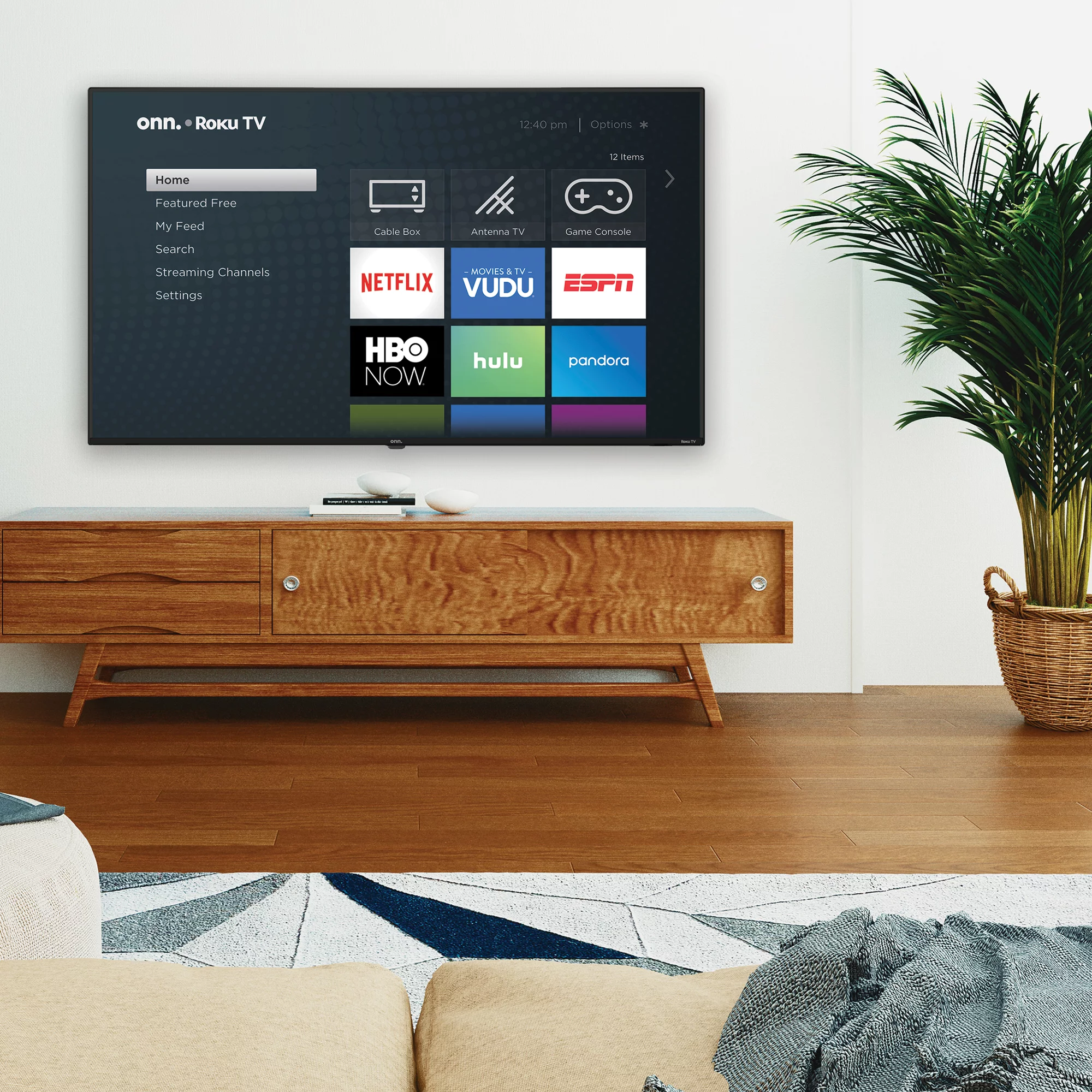 onn. 58" Class 4K Ultra HD (2160P) HDR10 Roku Smart LED TV (100005397)