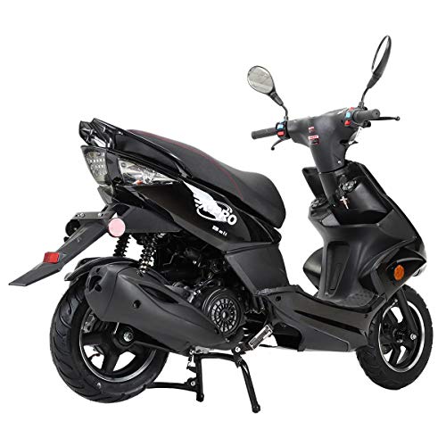 X-PRO Bali 150 Moped Street Gas Moped 150 Adult Bike with 10" Aluminum Wheels! Assembled and Tested!
