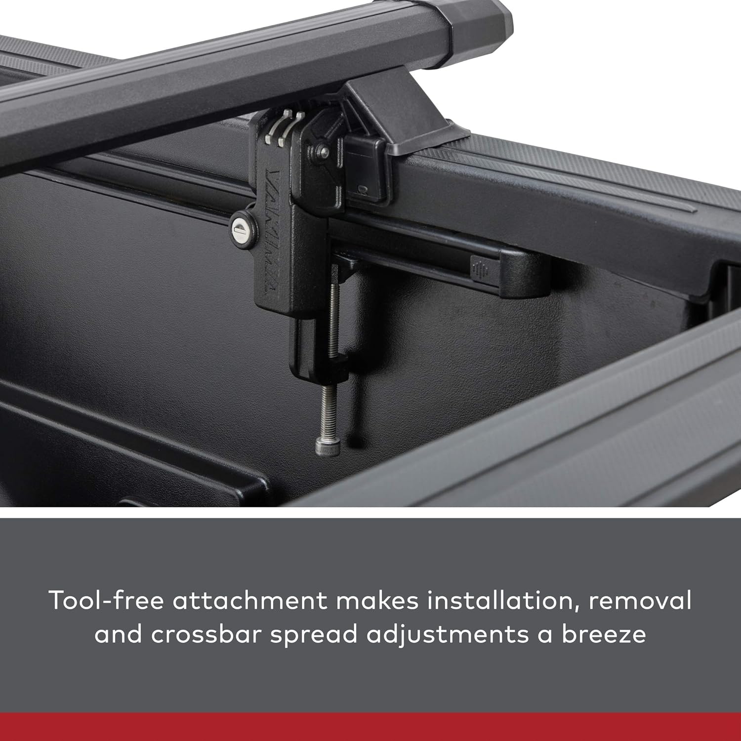 YAKIMA, Bedrock HD Low Profile Heavy Duty Truck Bed Rack for Trucks and Trailers with Open Rails (300lb On Road Capacity)