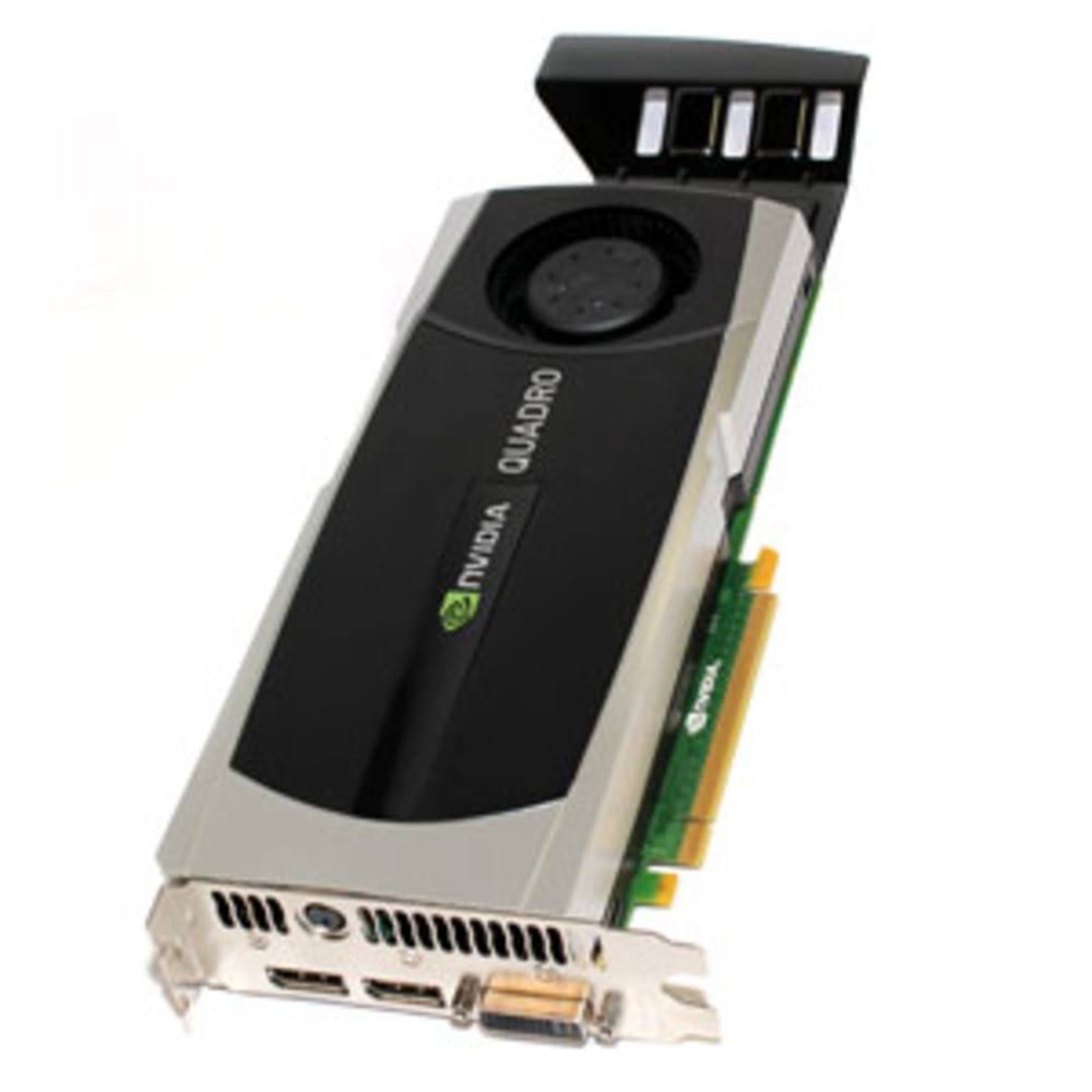 HP Quadro 6000 Graphic Card - 6 GB GDDR5 - PCI Express 2.0 x16 - Dual