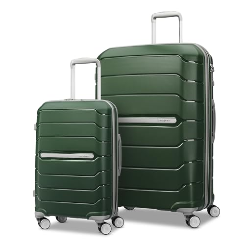Samsonite Freeform 21-Inch Hardside Carry-On Luggage - Hardshell Carry-On Suitcase - TSA, Airline-Approved - Expandable Hard Shell, Smooth Rolling Spinner Wheels for Lightweight Travel - Navy