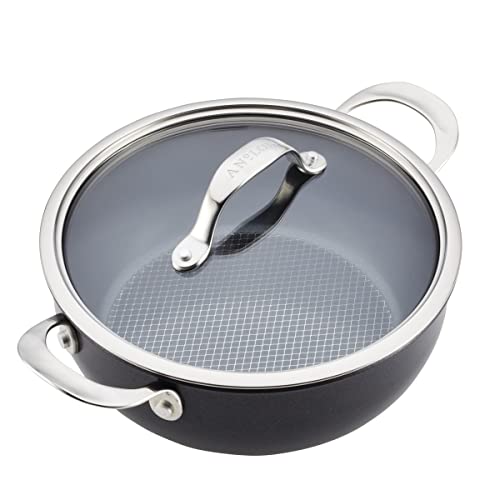 Anolon Anolon X Hybrid Nonstick Nonstick Cookware Induction Pots and Pans Set, 12 Piece - Charcoal Gray