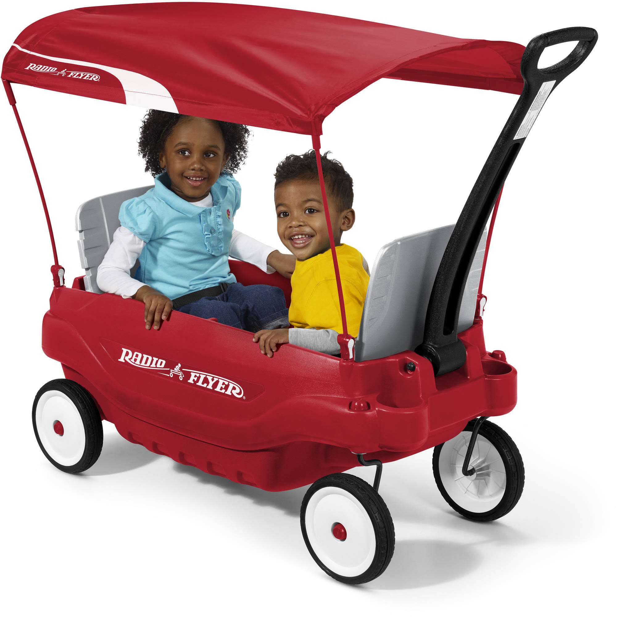 Radio Flyer Deluxe Family Canopy Wagon Red