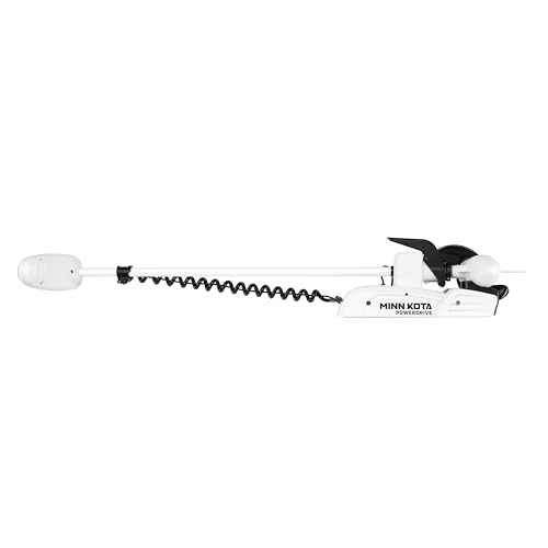 Minn Kota Riptide PowerDrive Bow-Mount Electric Trolling Motor with Micro Remote, 70 Lb. Thrust, 54 in. Shaft, Saltwater