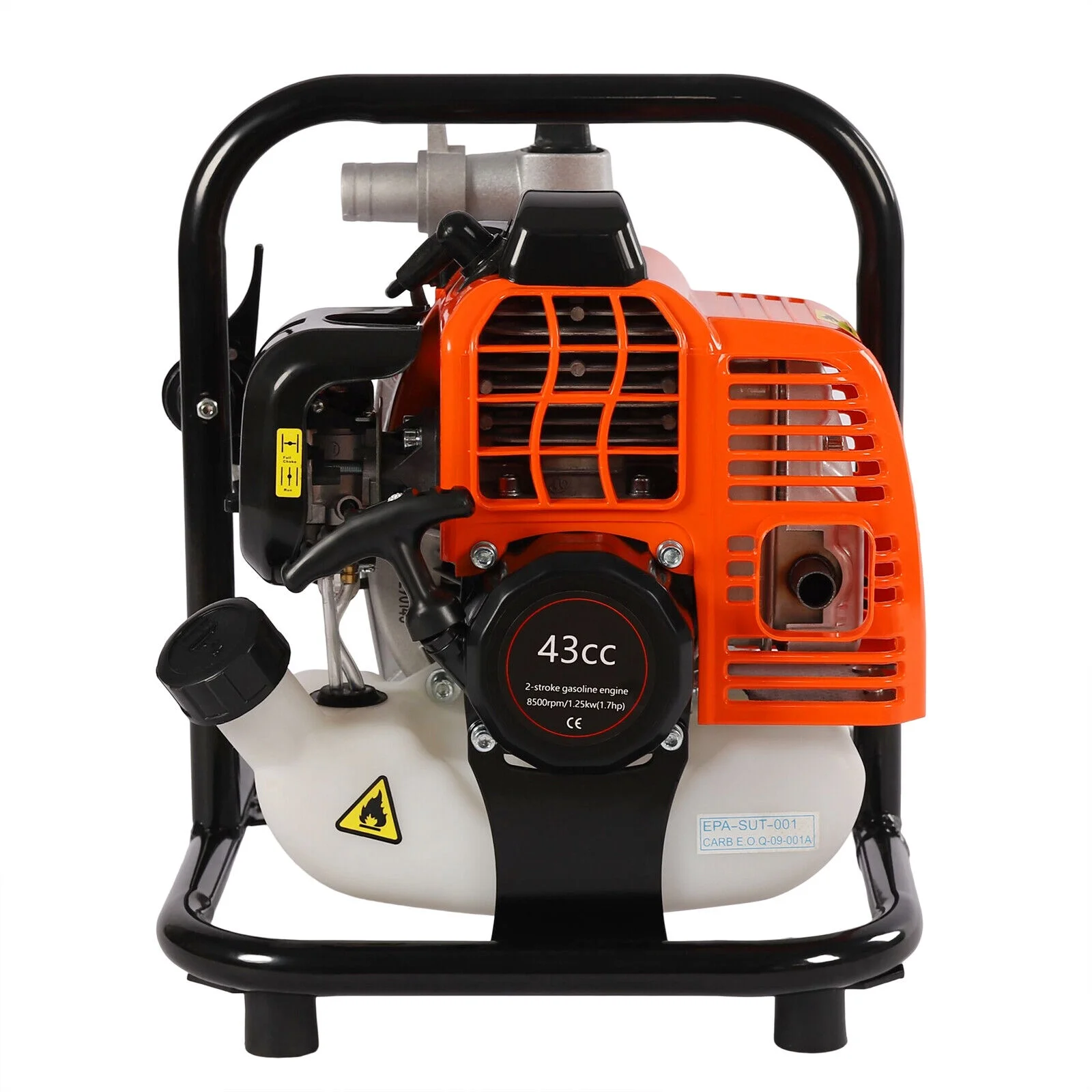 2-Stroke Gas-Powered Water Transfer Pump Irrigation Pump 135L/min 43cc