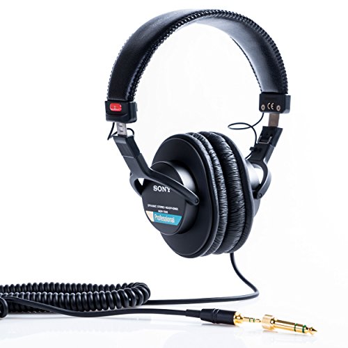Sony MDR7506 Professional Large Diaphragm Headphone & Focusrite Scarlett Solo 3rd Gen USB Audio Interface, for The Guitarist, Vocalist, Podcaster or Producer