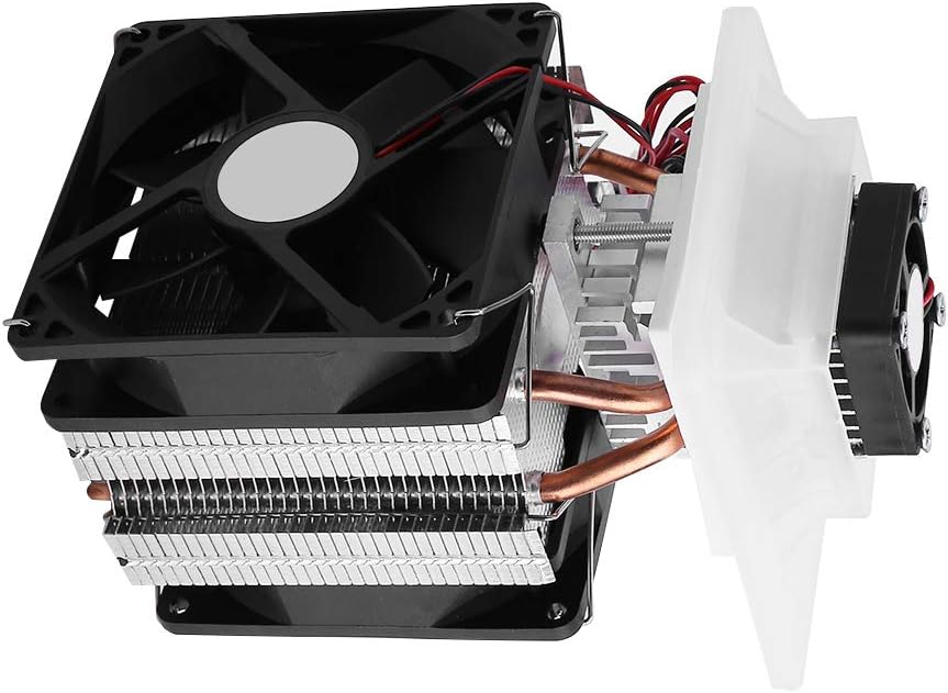 12V Semiconductor Refrigeration Thermoelectric Peltier Air Cooling Dehumidification System Cooler Fan Cooling System Kit 175x100x98 mm