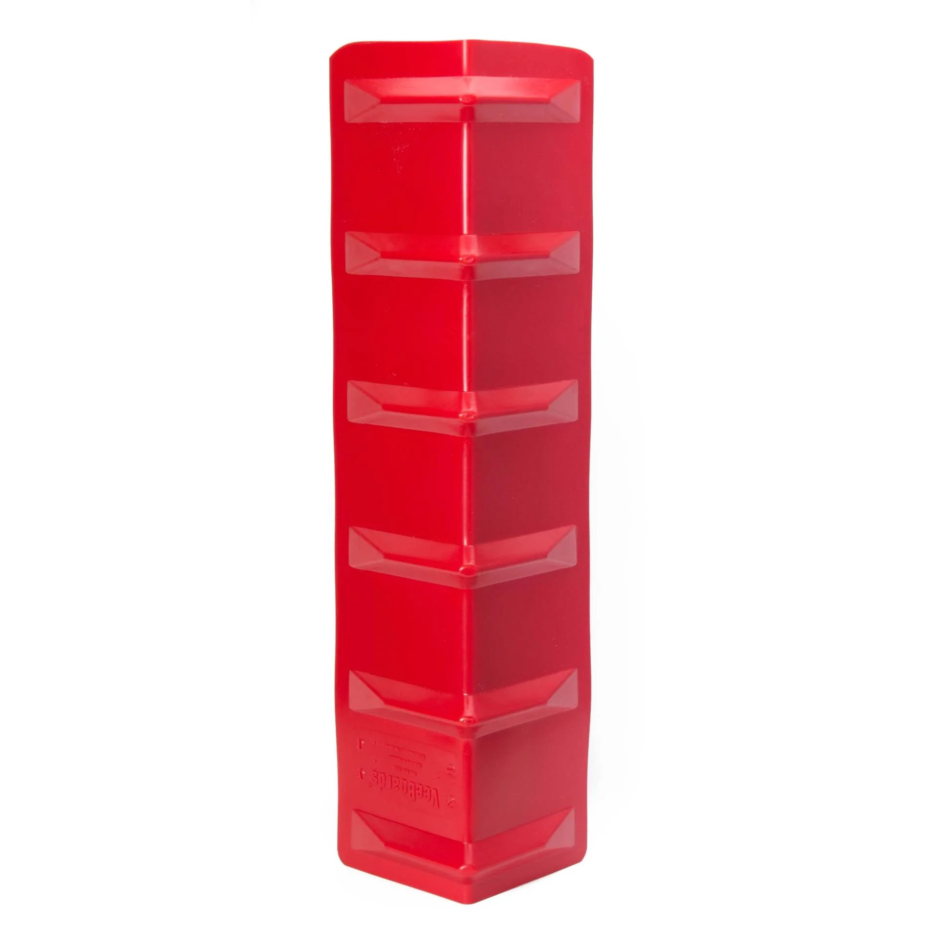 "DC Cargo Mall Red Vee Board Trailer Cargo Load Corner Edge Protector and Truck Tie-Down Strap Guard Bumper Cushion, 8"" x 8"" x 36"""