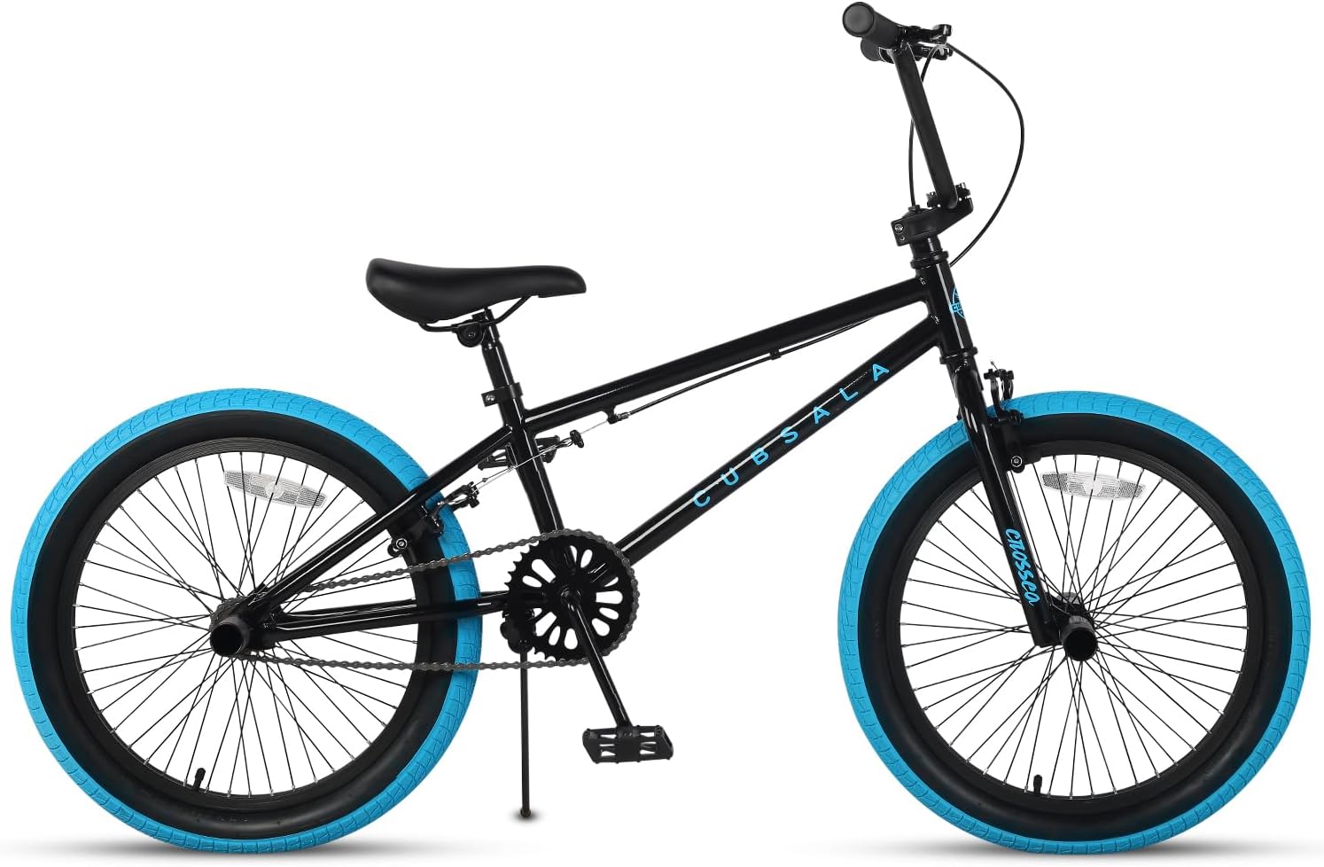 Crossea 18 20 Inch Freestyle BMX Bike for Over 5 Years Old Kids and Beginner-Level Rider, Multiple Colors