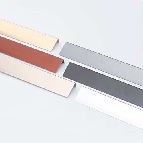 Stair Edge Protector Stair Edging Laminate Stair Nose Metal,Step Edging Nosing Self Adhesive Non Slip Step Edge Protector Grey,Stairs Edge Trim Protector for Home Nursery Villa