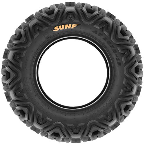 Set of 2 SunF A033 Power.I AT 25x8-12 ATV UTV Off-Road Tires All-Terrain, 6 Ply Tubeless