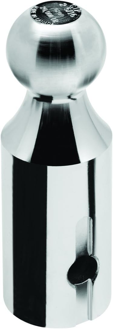 Draw-Tite Gooseneck Hitch Head Accessory, 2-5/16 in. Diameter Gooseneck Hitch Ball, 1 in. Rise, 20,000 lbs. Capacity